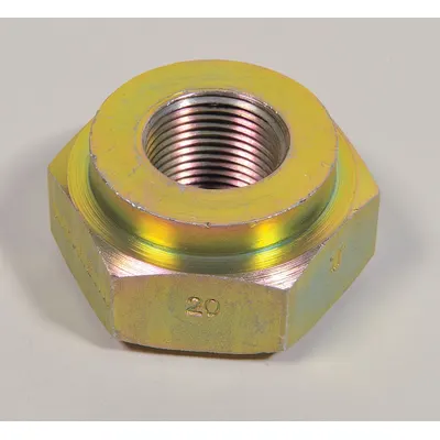 PHOENIX Jam Nut, Brass, 1 5/8 in Lg, 20 mm Thread Size, PNH8490JNT - Fleet and Vehicle Maintenance