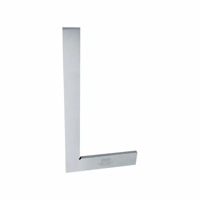 INSIZE Machinist Square: 90° Angle, 14 x 8 in Outside Dimensions - Machinist Precision Steel Squares