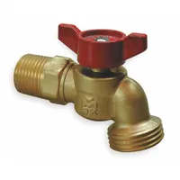 APPROVED VENDOR Hose Bibb: Quarter-Turn, Brass, Brass, Aluminum, 1/2 in Inlet Connection Size, NPT (MPN 103-053HN)