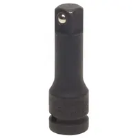 WESTWARD Impact Socket Extension: 3/8 in Input Drive Size, 3/8 in Output Drive Size, 3 in Overall Lg