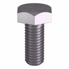 Grade B8 heavy hex bolt made from stainless steel, meeting ASTM A193 material standards and ASME B18.2.1 dimensional standards. Thread size 1/2"-13, length 1-1/4 inches. Sold in a pack of 10 without nut. Suitable for structural applications requiring corrosion resistance and strength in high-temperature and high-pressure environments.