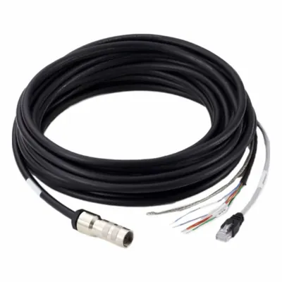 MITUTOYO Power and Ethernet Cable: 5 m, Universal, Universal - Multicode Reader Accessories