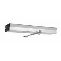 The NORTON 5200 Series Low Energy Door Operator (MPN 5211xPCx689x565) is a heavy-duty, aluminum-painted interior unit powered by AC/DC. It is ADA compliant and designed for non-hold-open operation in limited-traffic applications. Suitable for commercial or institutional settings requiring controlled, low-energy door opening and closing