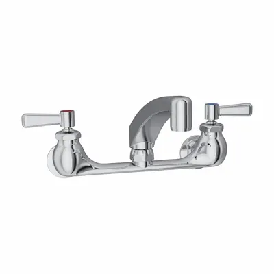 ELKAY LK940AT08L2H Centerset Kitchen Faucet, Brass, Wall-Mount, 1.5 gpm - Centerset Kitchen Faucets