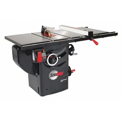 SAWSTOP Table Saw: 120 V AC Volt, 14 A Current, 10 in Blade Dia. - Cabinet Table Saws with Automatic Safety Blade Retraction