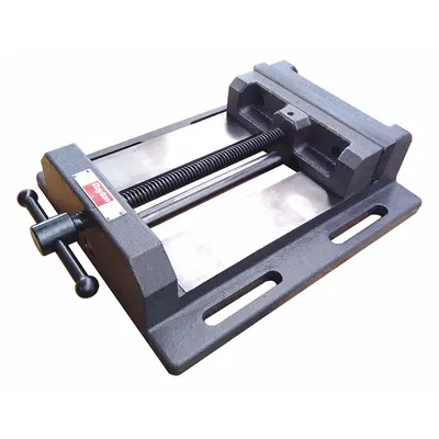 Dayton Machine Vise: 8 in Jaw Face Wd, 8 in Max Jaw Opening, 2 in Throat Dp - Standard Drill Press Vises