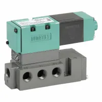 Solenoid Air Control Valve: Four-Way / Two-Position, Single Solenoid, 69 cfm Flow Rate - Max (MPN 153SA43DC000030)
