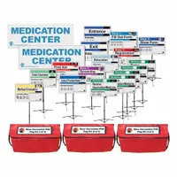 DISASTER MANAGEMENT SYSTEMS Mass Vaccination POD Flag and Banner Kit: 17 1/2 in Overall Wd (MPN DMS-05863F)