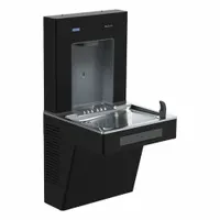 SLOAN Drinking Fountain with Bottle Filler: On-Wall, 8 gph @ 50°F, Touchless Sensor, Black (MPN DRS110-UNFIL-REF-BLK)
