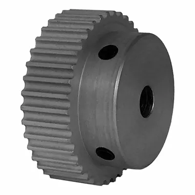 Dayton Timing Pulley: Modified Curvilinear, Fixed, For GT Timing Belt Section - GT Section Fixed-Bore Timing Pulleys with Hub