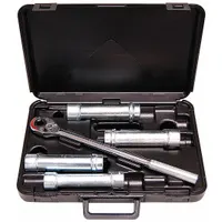 WHEELER-REX Socket Wrench Set: 1/2 in Drive, 5 Piece, 6-Point, SAE (MPN 961)