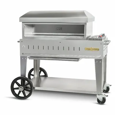 CROWN VERITY Propane Grill: Propane, 3 Burners, 42,500 BtuH Heating Capacity, 53 in Overall Ht - Pizza Ovens