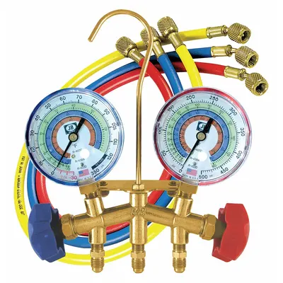JB INDUSTRIES Series M2 Analog Manifold Gauge Kit - Analog Manifold Gauge Kits