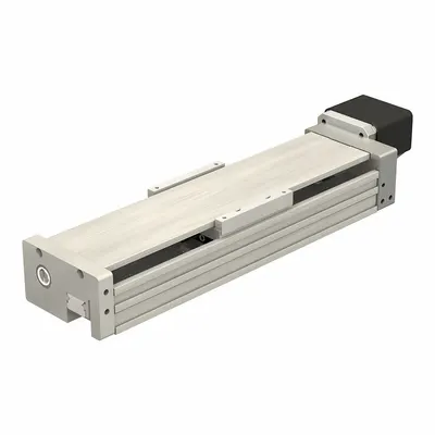 PBC LINEAR Compact Linear Actuator: 10 mm Lead Screw, 10 mm Lead, 10 mm Max. Stroke - PBC Linear Compact Series Profile Rail Systems