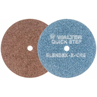 WALTER SURFACE TECHNOLOGIES Hook-and-Loop Surface Conditioning Disc: 4 1/2 in Dia - Coating-Removal Discs for All Metals