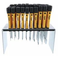WIHA ESD Safe Screwdriver Set: 21 or More Pieces, 50 Pieces, 4 1/2 in_5 1/2 in_6 1/2 in Overall Lg (MPN 92093)