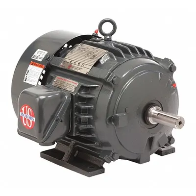 U.S. MOTORS General Purpose Motor: Rigid Base Mount, Totally Enclosed Fan Cooled, 1 hp - Rigid Base 3-Phase General Purpose AC Motors