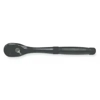 PROTO Hand Ratchet: Pear, Reversible, 10 1/2 in Overall Lg, Black Oxide, 8° Min Arc Swing, Proto (MPN J5449XLBL)