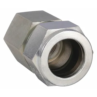 PARKER Compression Fitting Adapter: 3/4 in OD x 1/2 in Pipe Size, 1-20 Thread Size - Double-Ferrule Steel Compression Fittings