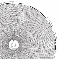 GRAPHIC CONTROLS Circular Paper Chart: Dickson, -40°F to 50°F, -40°C to 50°C, Chart 401, 60 PK