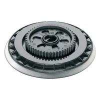 FLEX NORTH AMERICA Polishing Pad: Backing Pad, Hook-and-Loop, Hook-and-Loop, 6 1/4 in Outside Dia (MPN 342637)