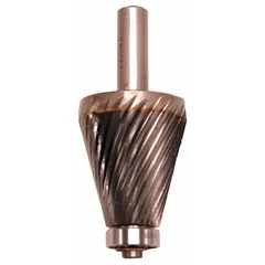 Carbide router bit assembly designed for use with the 9015 model router. Suitable for routing applications in woodworking and material shaping tasks.
