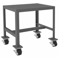 DURHAM MFG Work Table: Fixed Ht, Steel, 24 in x 18 in, 2,000 lb Overall Load Capacity (MPN MTM182424-2K195)