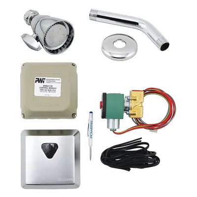 POWERS Shower Faucet: HydroGuard 447 Piezo, 2.5 gpm Fixed Showerhead Flow Rate - Shower Faucets with Fixed Showerheads