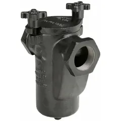 Cast iron basket strainer with 1/2 in NPT connection for water applications. Features a 304 stainless steel screen with 0.062 in openings and a Buna-N gasket. Used to remove debris from piping systems to protect downstream equipment.