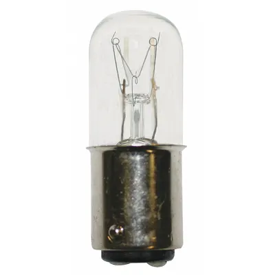 OEM APPROVED VENDOR C242-1 T6 Tubular Incandescent Lamp, BA15d Base, 48V AC, White - BA15d Double-Contact Bayonet Base Lamps