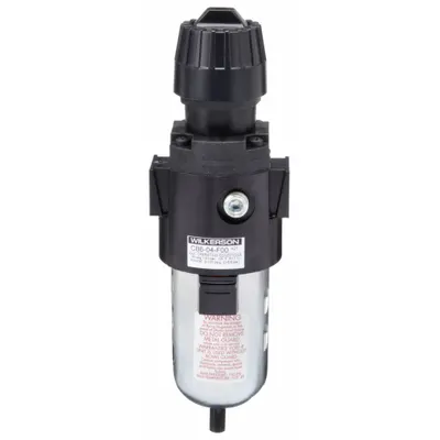 WILKERSON Filter-Regulator: CB6 Series, 1/2 in NPT, 70 cfm, 5 micron, 0 psi to 125 psi - Wilkerson FRL Air Filter/Regulators