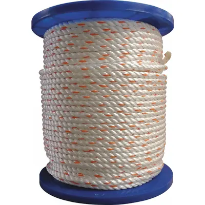 ORION ROPEWORKS 3/8 in x 675 lb UV-Resistant Dynamic Rope, White - UV-Resistant Rope