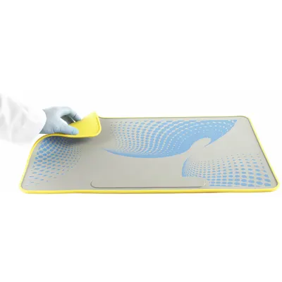 HEATHROW SCIENTIFIC Bench Pad: Silicone, 23 1/2 in Overall Lg, 14 in Overall Wd, 1/10 in Thick - Benchtop Mats