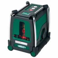 INSIZE Cross-Line Laser Level: 2 Lines and 0 Dots, Red Beam, 0 Planes, 0.2 mm/m Accuracy, Included (MPN 4917-30)