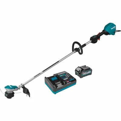 MAKITA String Trimmer: 15 in Cutting Wd, Includes: Tool /1 Battery /1 Charger - Battery-Powered String Trimmers