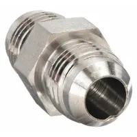 Male Straight Union: 3/4 in -16 Thread Size, Flare x Flare, Tube Union (MPN 2403-0808SS)