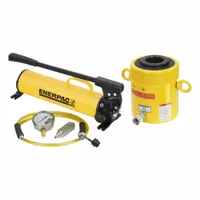 ENERPAC Cylinder and Hand Pump Set: 100 ton Cylinder Nominal Capacity, 3 in Cylinder Stroke, RCH1003 (MPN SCH1003H)