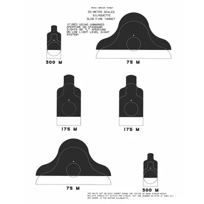 ACTION TARGET Shooting Range Targets: Tagboard Paper, Bullseye Target, 22 1/2 in Ht - Bullseye Targets