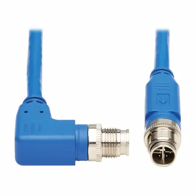 EATON TRIPP LITE M12 Connector to M12 Connector Power over - M12 Connector to M12 Connector Power over Ethernet (PoE) Cordsets