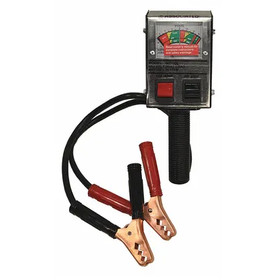 ASSOCIATED EQUIP Battery Tester: Battery Load Tester, Battery Load Tester, 6 in Overall Wd - Digital Display Battery Testers