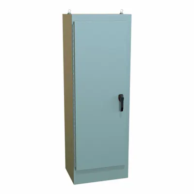 HAMMOND Electrical Enclosure: Steel, 72 in x 25 in x 18 in, NEMA 12/13/3R/4, Solid Cover - Steel Washdown Enclosures