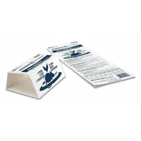 Non-reusable snap trap constructed of cardboard with glue adhesive. Each trap measures 4 inches in height and 4 1/8 inches in width. Suitable for rodent control in indoor and outdoor areas where pest management is required