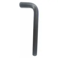 WESTWARD Hex Key: 0 Ball Ends, 3/4 in Tip Size, SAE, Long, Alloy Steel, Black Oxide, L, 2 Tips