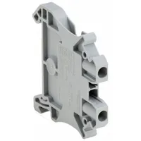 SCHNEIDER Terminal Block: DIN Rail Mounting Type, Screw Clamp Wire Termination, 2 Wire Terminals (MPN NSYTRV22)
