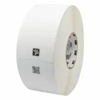 ZEBRA Barcode Printer Labels: 3 in Label Wd, 2 in Label Ht, White, 3 in Core Dia., Smooth Coated (MPN 10022946)