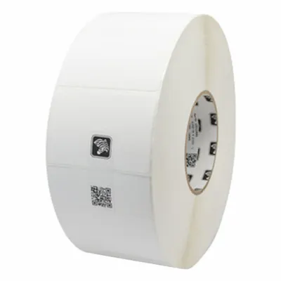 ZEBRA Barcode Printer Labels: 3 in Label Wd, 2 in Label Ht, White, 3 in Core Dia. - Industrial Thermal Transfer Labels