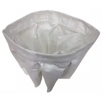 Cloth canister vacuum filter for wet/dry pickup. Compatible with Nilfisk 118EXP and A15EXP vacuum models. Captures fine dust and liquids in industrial cleaning applications