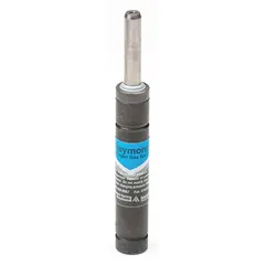 Gas spring providing 83 lbf of controlled force for lifting, counterbalancing, or damping applications in industrial equipment, machinery guards, and access panels. Extended length of 5 17/32 in with M6 rod thread size. Supplied without end fittings.