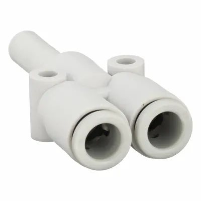 SMC KQ2U06-99A Push-Fit Wye Fitting - Polybutylene & Brass Tube Fittings