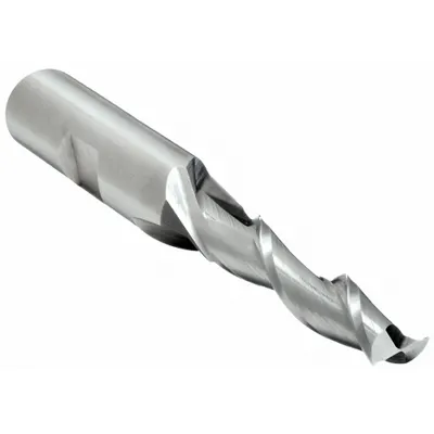 CLEVELAND Square End Mill: High Speed Steel, 2 Flute, 5/16" Mill Dia, 9/16" LOC - General Purpose High-Speed Steel Square End Mills